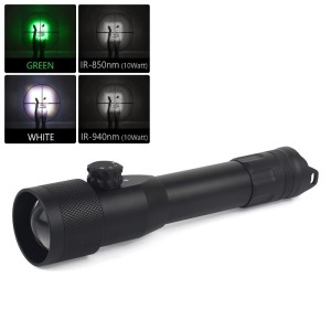 Hunting light 4in1 Multicolor Pro (white/green/IR850/IR940)